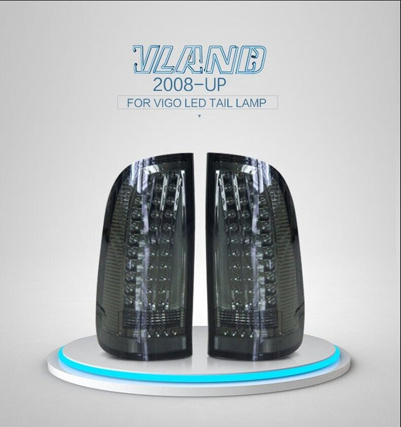 VLAND 08-15 Toyota Hilux KUN26R FL Lightbar LED DRL Rear Lights Tail Lamps LHD