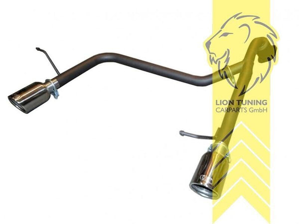 LT Ulter sports exhaust for Suzuki Swift 6 17-23 1.0i 1.2i 2x80mm