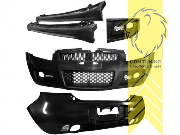 LT Front & Rear Bumper + Side Skirts Body Kit Suzuki Swift 3 MZ EZ 05-10 PP