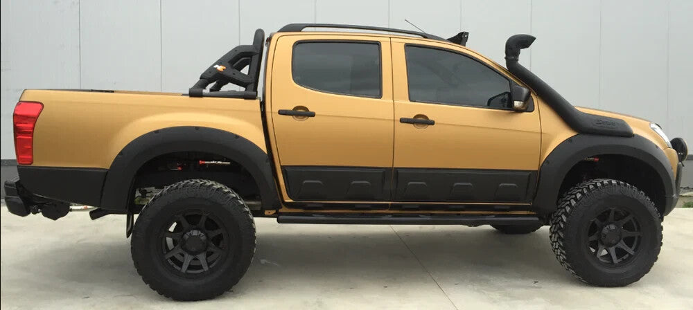 OW Fender Flares Wide Arch Kit ISUZU D-Max Series 2 2012-2019 ABS Black ABE TUV