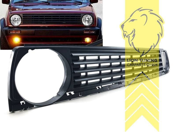 LT front bumper air intake grille radiator grill VW Golf 2 black 19E 1G1 83-92