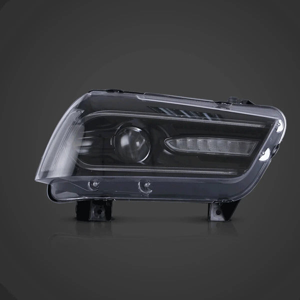 VLAND 11-14 Dodge Charger LD Pre-FL Lightbar LED DRL Headlights Dual Beam LHD