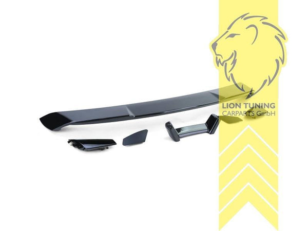 LT Rear Boot Tail Lip Wing Boot Spoiler Ford Mustang 6 Coupe Glossy Black