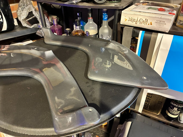 Porsche Boxster 986 Rear Bumper Spoiler Skirt Diffusor NEW Seal Grey Paint