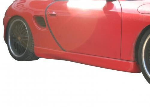 DS Easy Fit Porsche Boxster 986 987 Aero Side Skirts 96-12 grey fiberglass gel