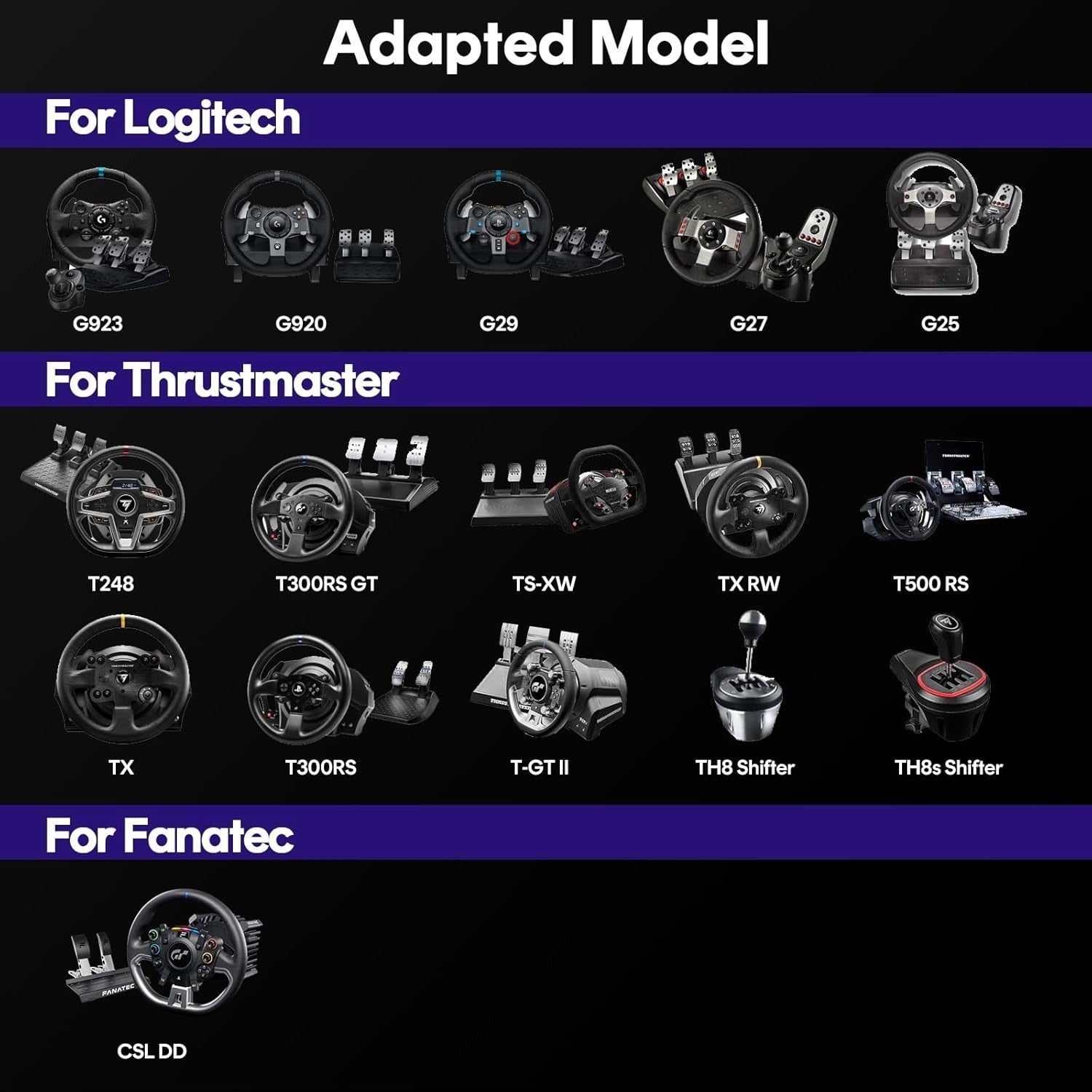 DS Driving Game Sim Racing Folding Race Frame + Seat for Wheel Pedals Xbox PS PC