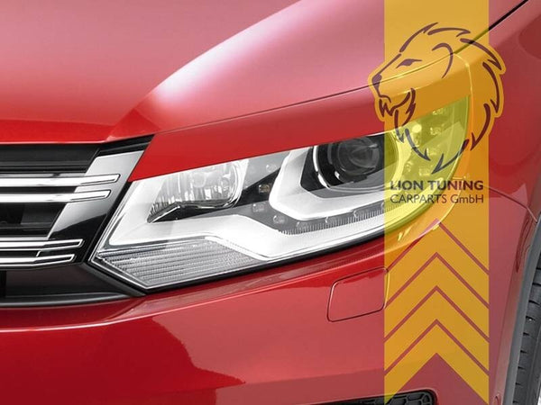 LT CSR headlight eyelids covers trims VW Tiguan 5N Facelift 11-16 ABS Paintable