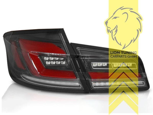 LT LED Lightbar DRL Rear Lights Tail BMW 5 Series F10 Sedan black dynamic LHD