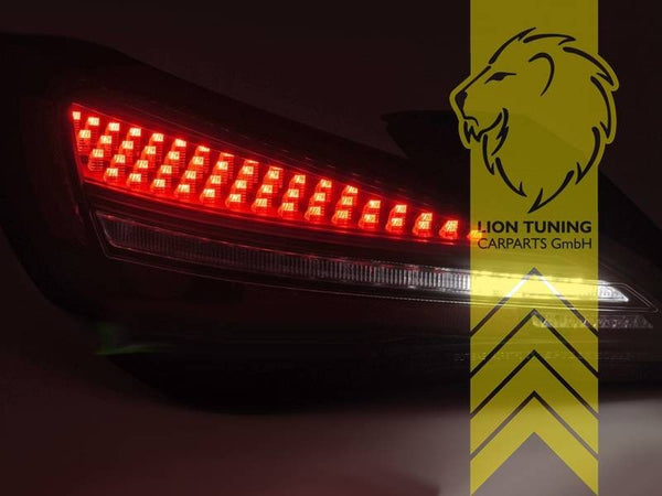 LT Pair LED Lightbar DRL Rear Lights Mercedes CLA C117 black smoke 13-18 LHD