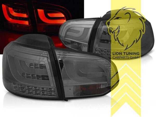 LT Pair LED DRL Lightbar REAR LIGHTS Tail VW Golf 6 MK6 5K1 VI 08-13 Smoke LHD