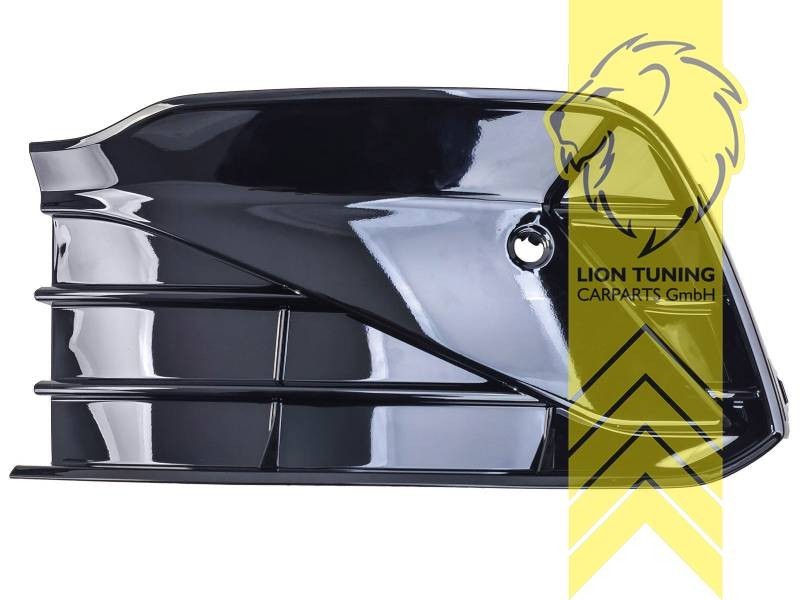LT front bumper middle grille grill VW Golf 8 CB1 GTI GTD R Line gloss black 19+