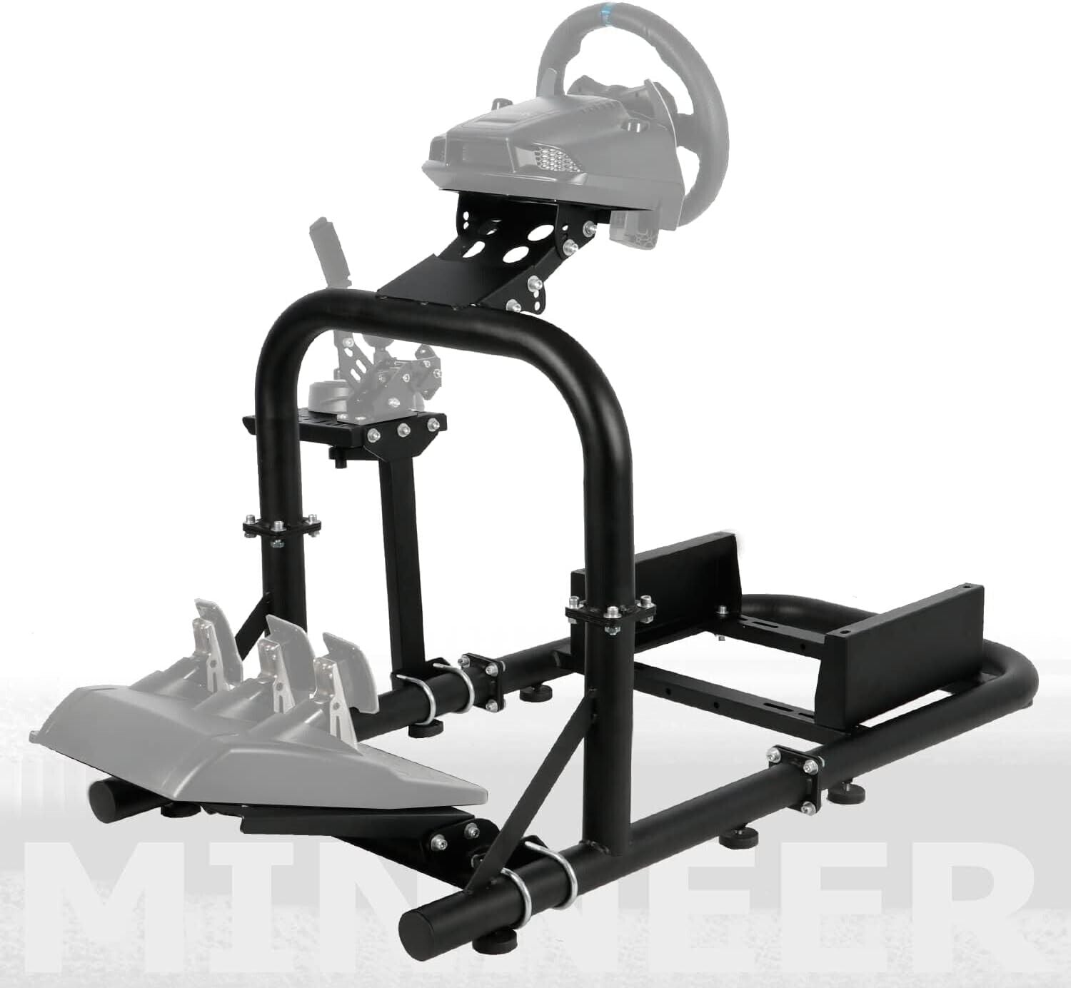 MN Driving Game Sim Racing Frame Rig for Screen Seat Wheel Pedals Xbox PS PC