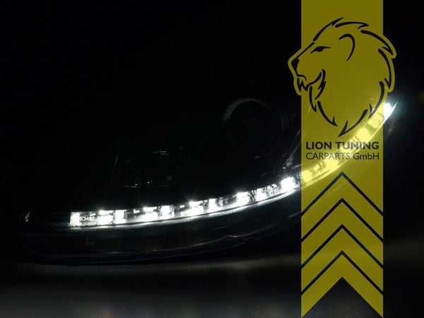 LT LED DRL Lightbar Headlights Seat Leon 1P Altea 5P Facelift 09-15 chrome LHD