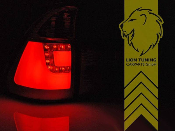 LT LED Lightbar DRL Rear Lights Tail Lamps BMW E53 00-03 X5 red smoke Black LHD