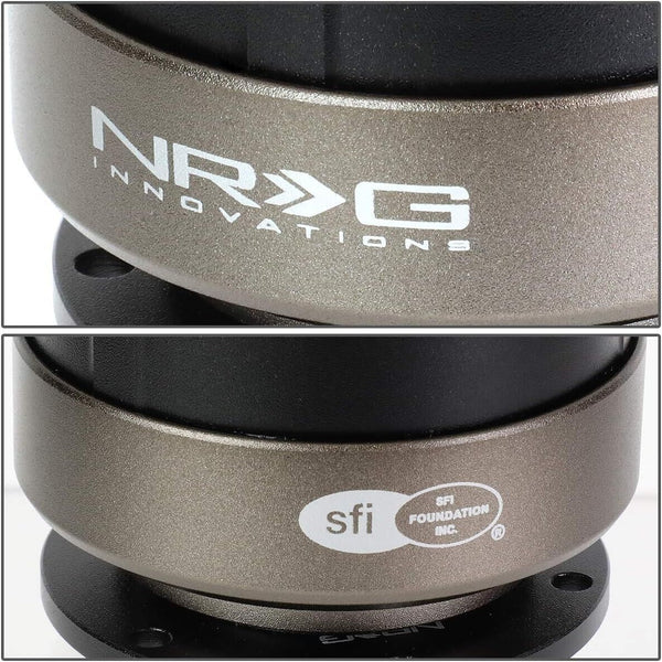 NRG Innovations SRK-200-1BK SFI 2.0 Quick Release Steering Wheel Boss Hub Univ