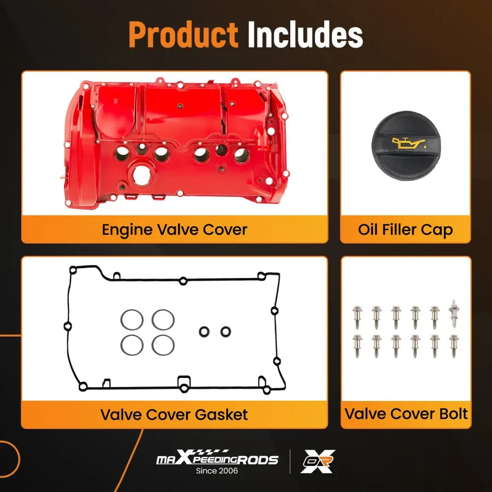 MXPR Upgraded Aluminum Valve Cover Set Mini Cooper S R55 R56 R57 R58 1.6T 11-16