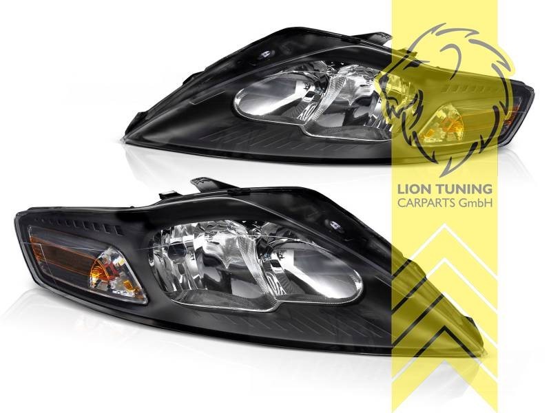 LT Pair Aftermarket Halogen Headlights Ford Mondeo 4 sedan station wagon LHD