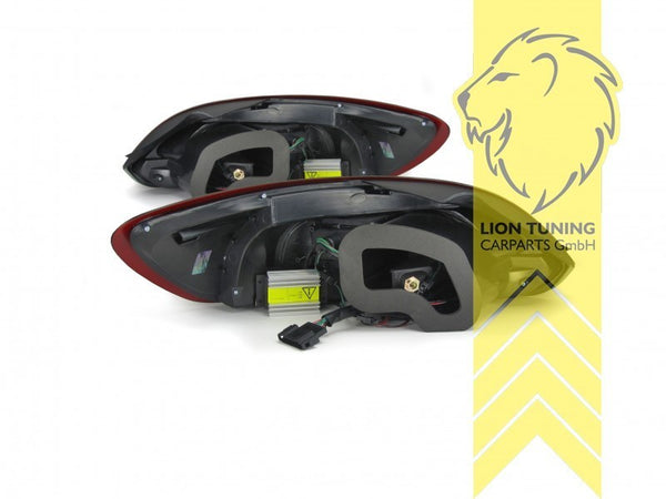 LT Pair LED DRL Lightbar Rear Tail Lights VW Scirocco 3 137 138 08-14 red LHD