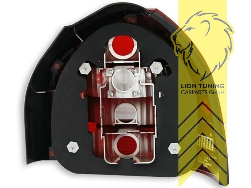 LT Halogen Rear Lights Tail Lamps Audi A3 8L red white chrome facelift look LHD