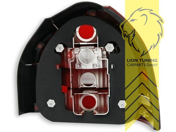 LT Halogen Rear Lights Tail Lamps Audi A3 8L red white chrome facelift look LHD