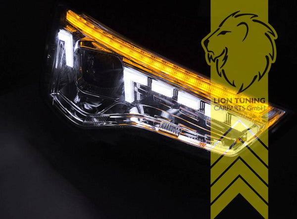 LT LED DRL Lightbar Headlights Audi A5 8T 8F Coupe Cabrio Sportback XENON LHD