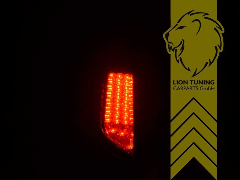 LT Pair LED Lightbar Rear lights Ford Focus 2 FL DA 08-11 hatchback red LHD