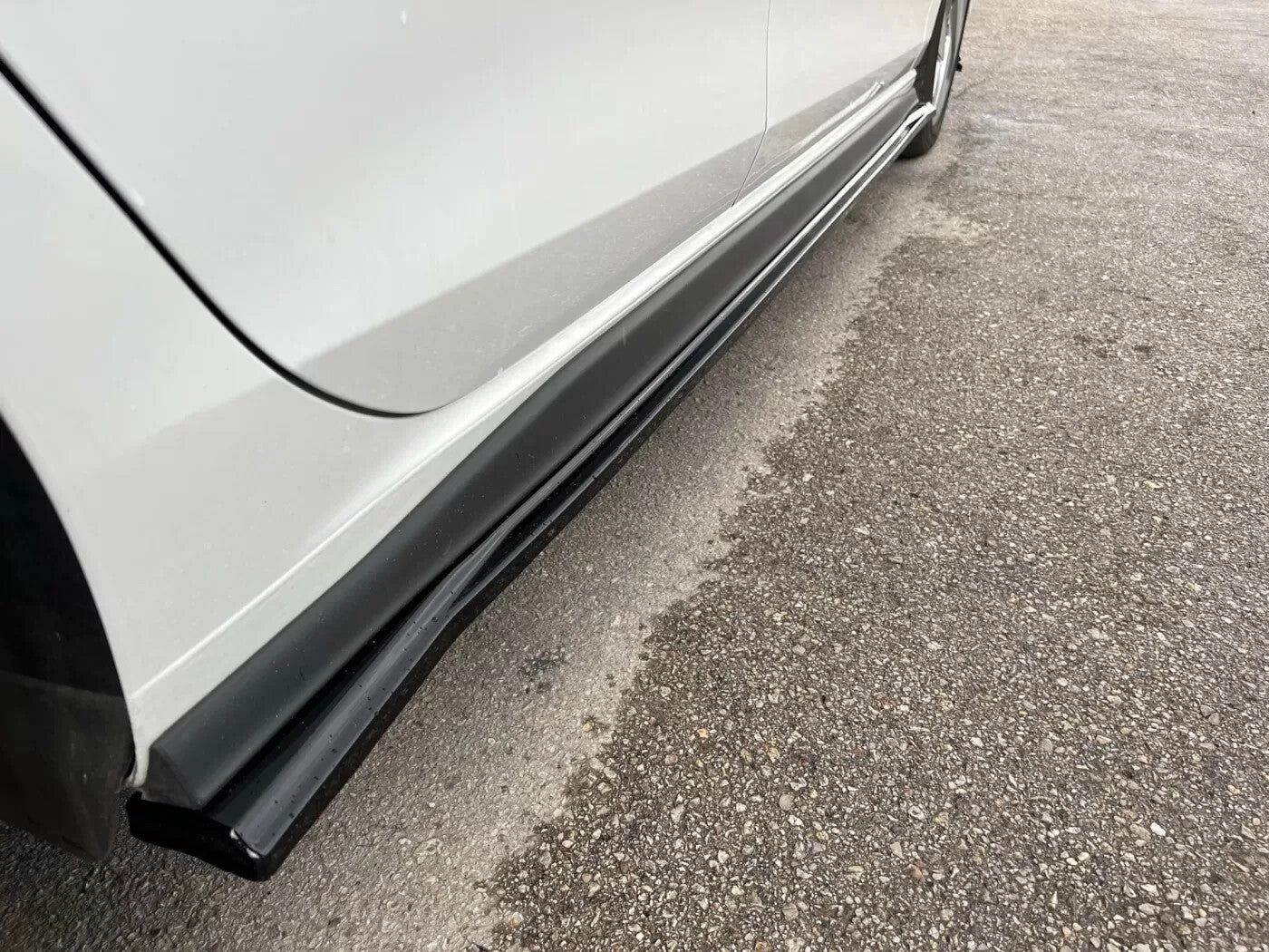 Motordrome Side Skirts Extensions Golf Mk8 GTI GTI Clubsport R-Line Gloss Black
