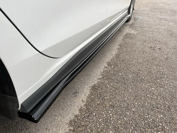 Motordrome Side Skirts Extensions Golf Mk8 GTI GTI Clubsport R-Line Gloss Black