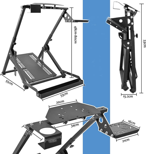 AN Driving Game Sim Racing Frame Rig for Seat Wheel Pedals Xbox PS PC Console F1