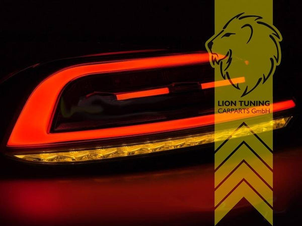 LT Pair LED Lightbar Rear Lights Tail VW Scirocco 3 137 138 08-14 red white LHD