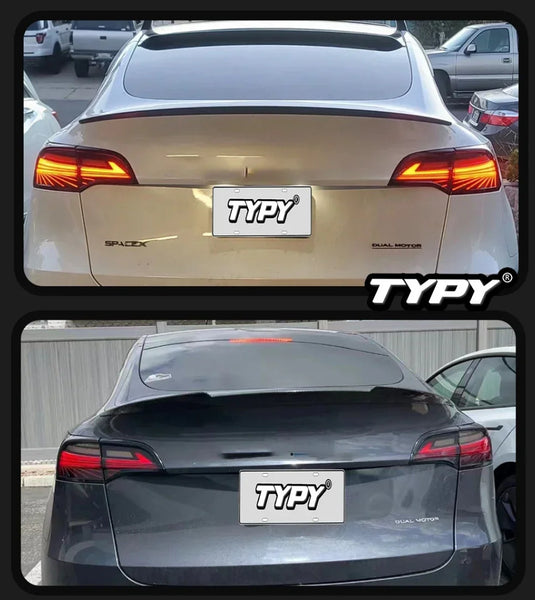 TYPY Pair Tesla Model 3 Y 2019-2022 LED Dynamic Rear Lights Dynamic Tail LHD