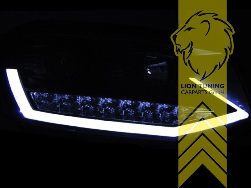 LT LED DRL Lightbar Halo Ring Eye Headlights VW T6 Bus Transporter Multivan LHD