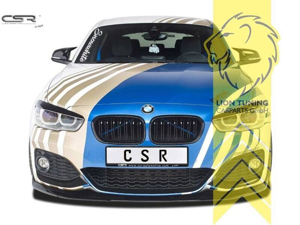 CSR headlight eyebrow covers for BMW 1 Series F20 F21 LCI 15-19 ABS Paintable