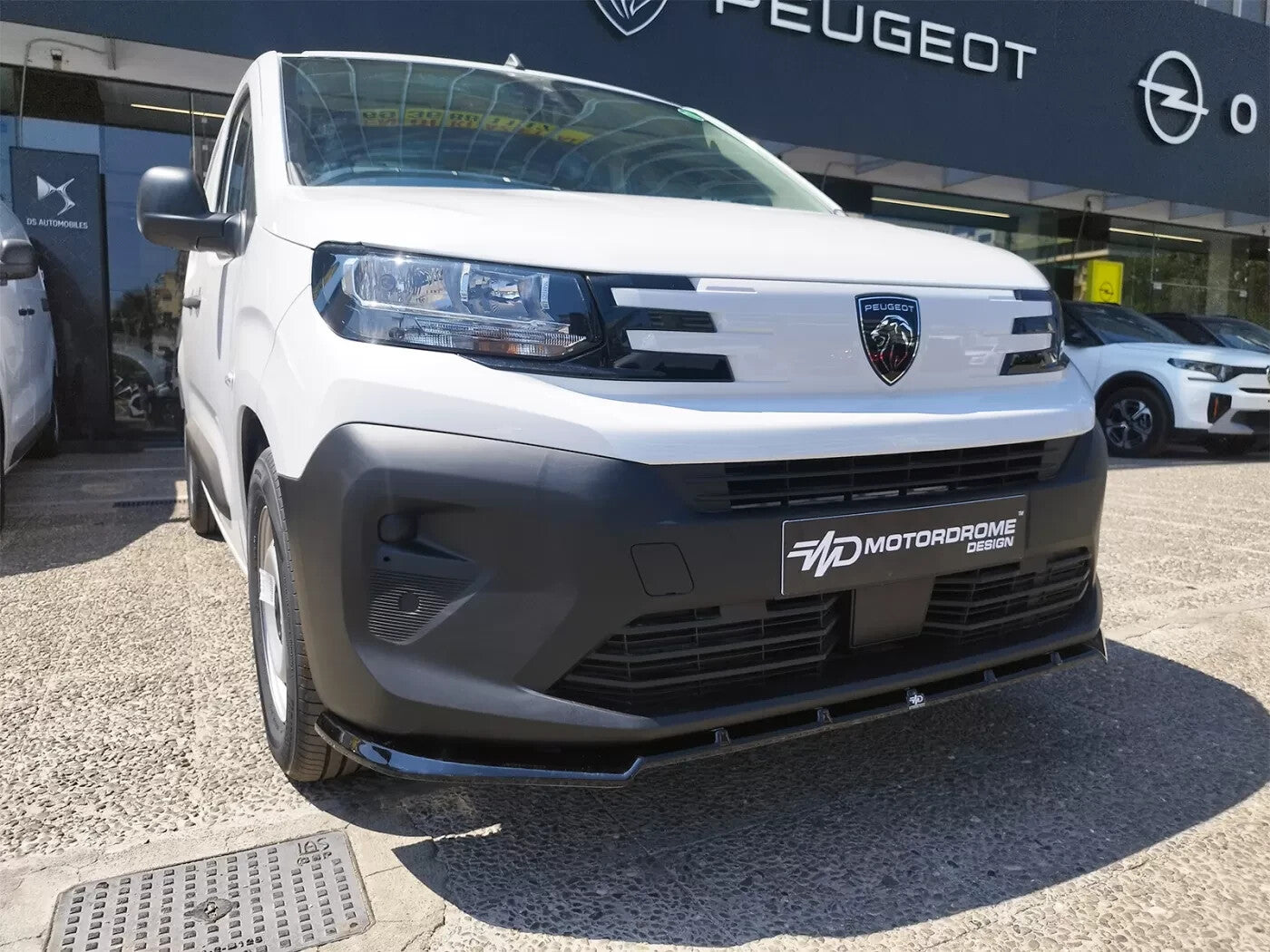 Motordrome Front Splitter Citroen Berlingo / Peugeot Partner L2 Mk3 Facelift