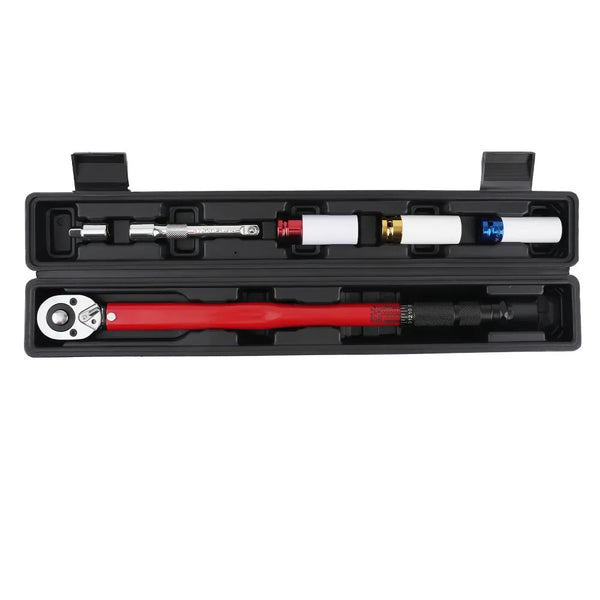 MXPR 1/2 30-210Nm Alloy Wheel Torque Wrench Set + 17 19 21 mm Chrome Sockets