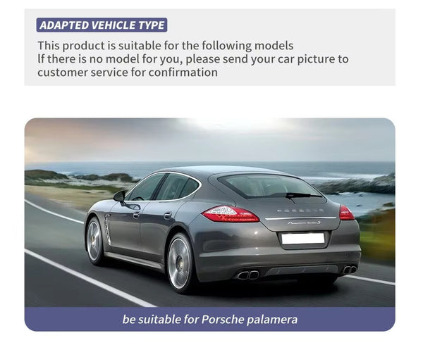 TYPY Pair Lightbar LED Rear Lights Porsche Panamera 970 970.1 10-13 Smoke