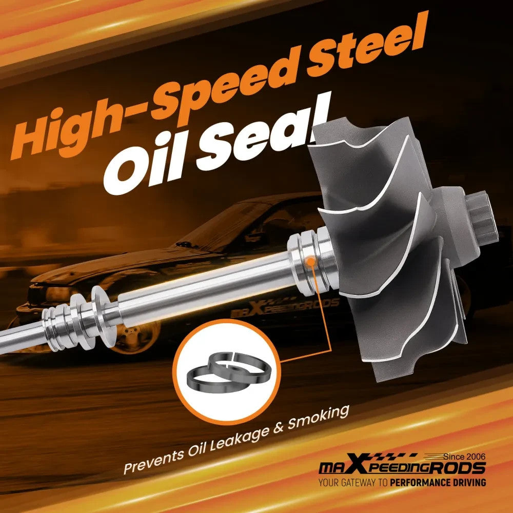 MXPR GT30 GT3076 Upgrade Turbo Charger 500HP Ball Bearing AR 0.82 Universal