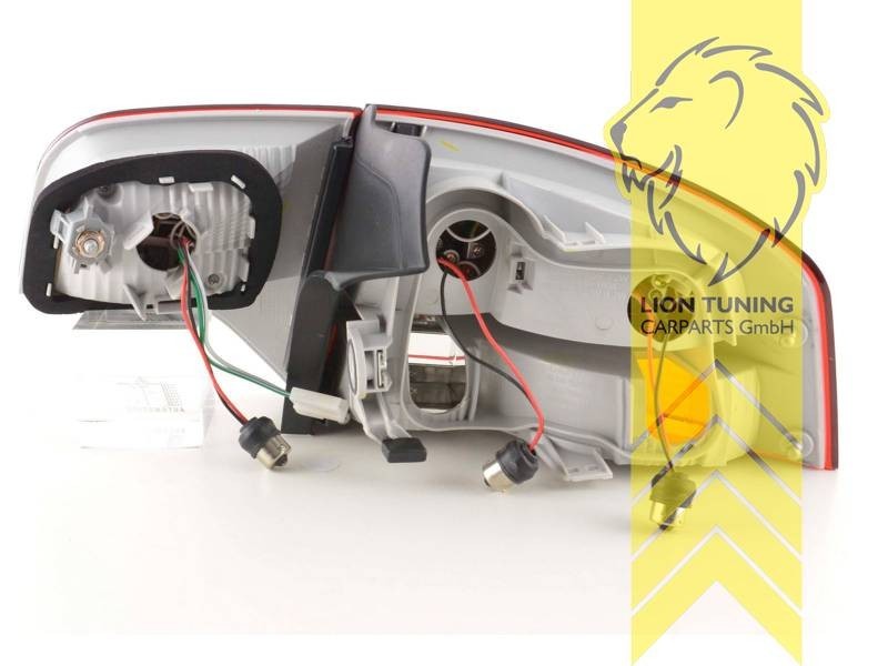 LT LED REAR Lights DRL Lightbar TAIL Audi A4 B7 8E sedan red black 04-08 LHD