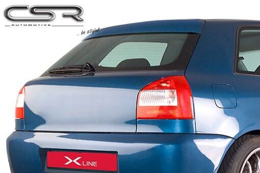 CSR Rear window glass cover spoiler wing trim Audi A3 8L Unpainted ABS