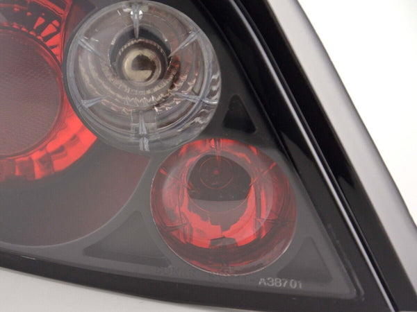 FK Pair Crystal Halogen REAR LIGHTS Peugeot 307 3 01-06 black red LHD