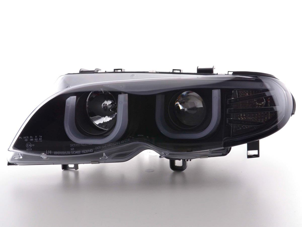 FK Pair LED DRL Lightbar Headlights BMW 3-series E46 Limo / Touring 02-05 RHD