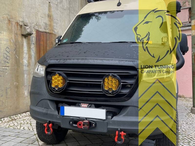 LT Grille front radiator bumper Mercedes Sprinter W907 W910 18+ black matte