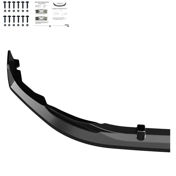 OW Front Bumper Lower Splitter Valance VW Transporter T7 24+ ABS Gloss Black
