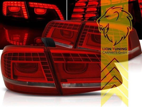 LT Pair LED Lightbar Rear Lights Tail VVW Passat 3C B7 36 sedan red LHD