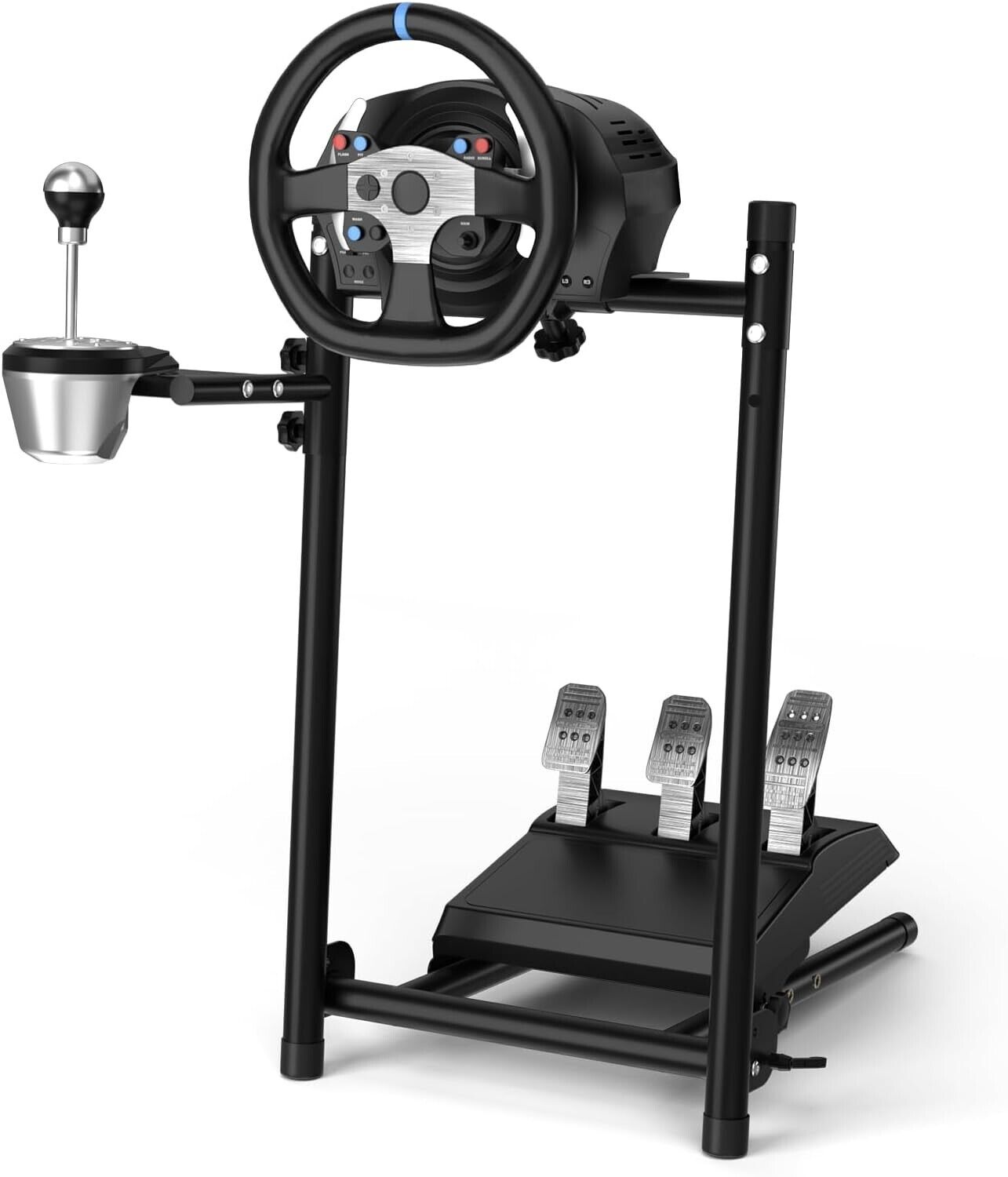 DW Folding Driving Game Sim Racing Frame Stand Seat Wheel Pedals