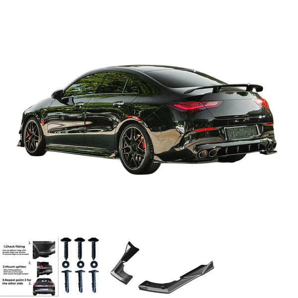 OW Body Body Styling Kit ABS Black Gloss MERCEDES CLA45 S Aero Pack C118 19-23