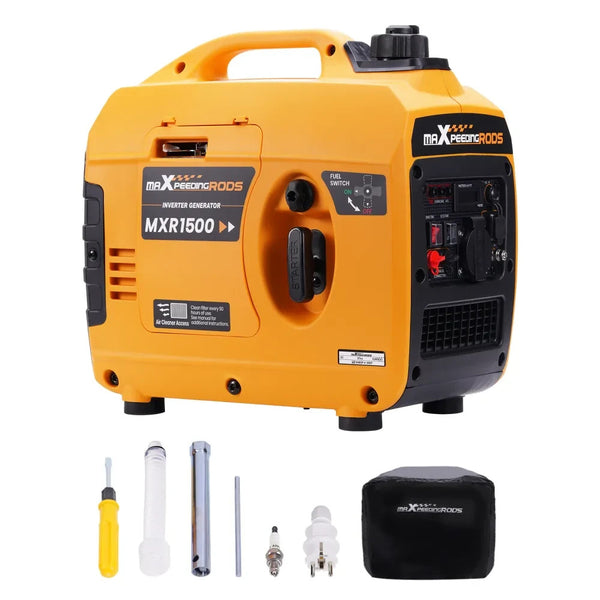 MXPR Portable Inverter Generator Silent Portable Suitcase 4 Stroke Engine Camping