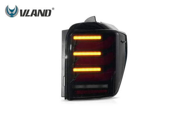 VLAND Toyota 4Runner 10-22 LED DRL Lightbar Rear Lights Tail Lamps Smoke LHD