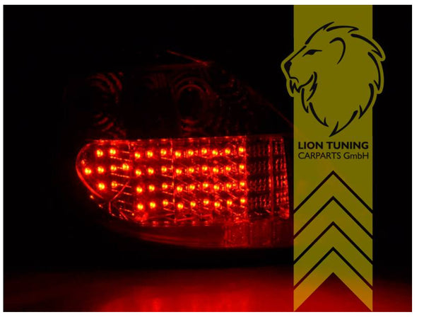 UK LT Pair LED Lightbar Rear Lights Vauxhall Opel Astra H L48 04-09 Facelift Black LHD