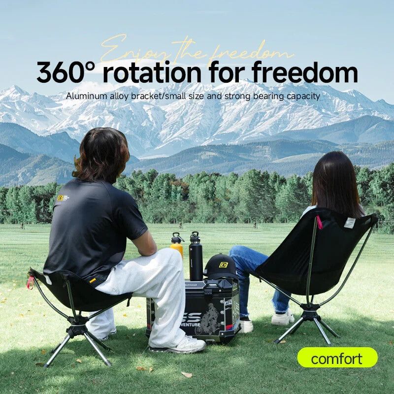 Cokima CK7-SC02 LunarSpin 360° Rotating Moon Chair Portable Camping Fishing